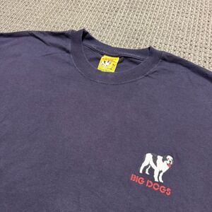 Vintage Y2K style Big Dogs Graphic T-Shirt Mens XXL "Stay In The Pits!" Racing